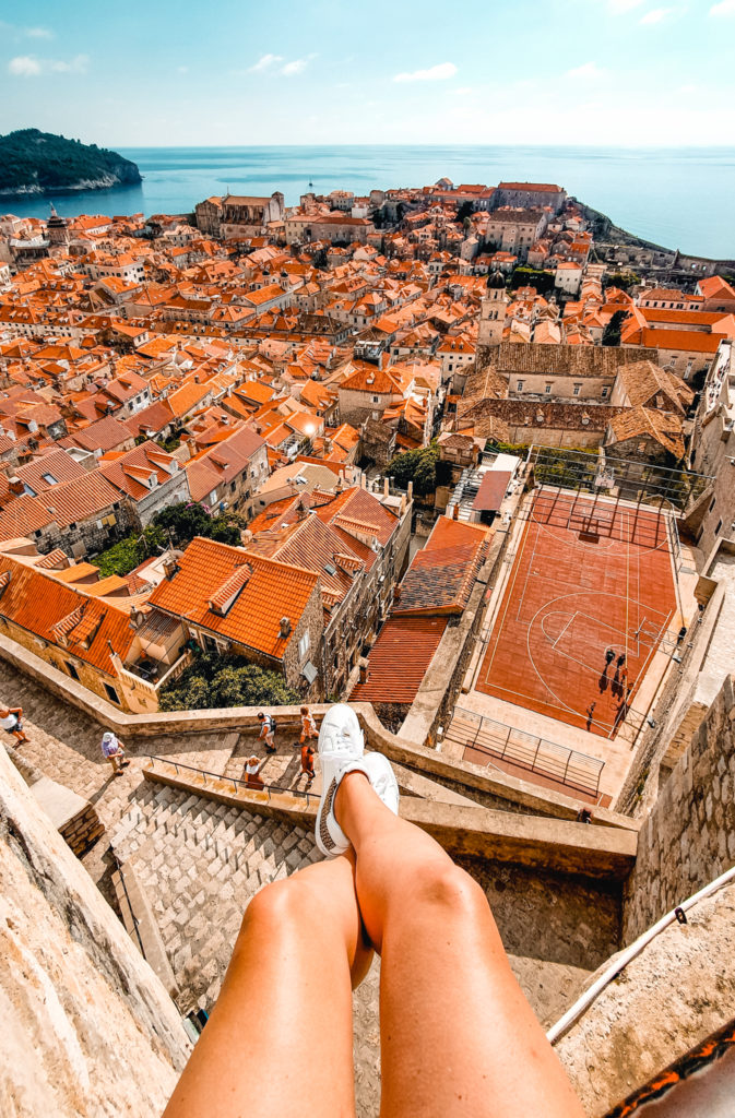 Walls of Dubrovnik view 