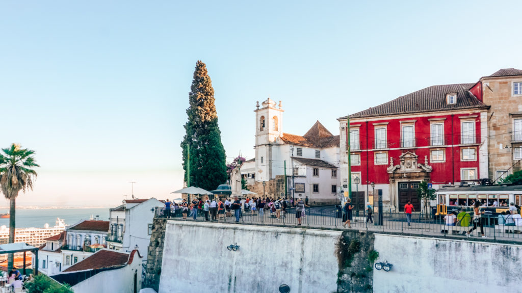 View of Alfama in Lisbon