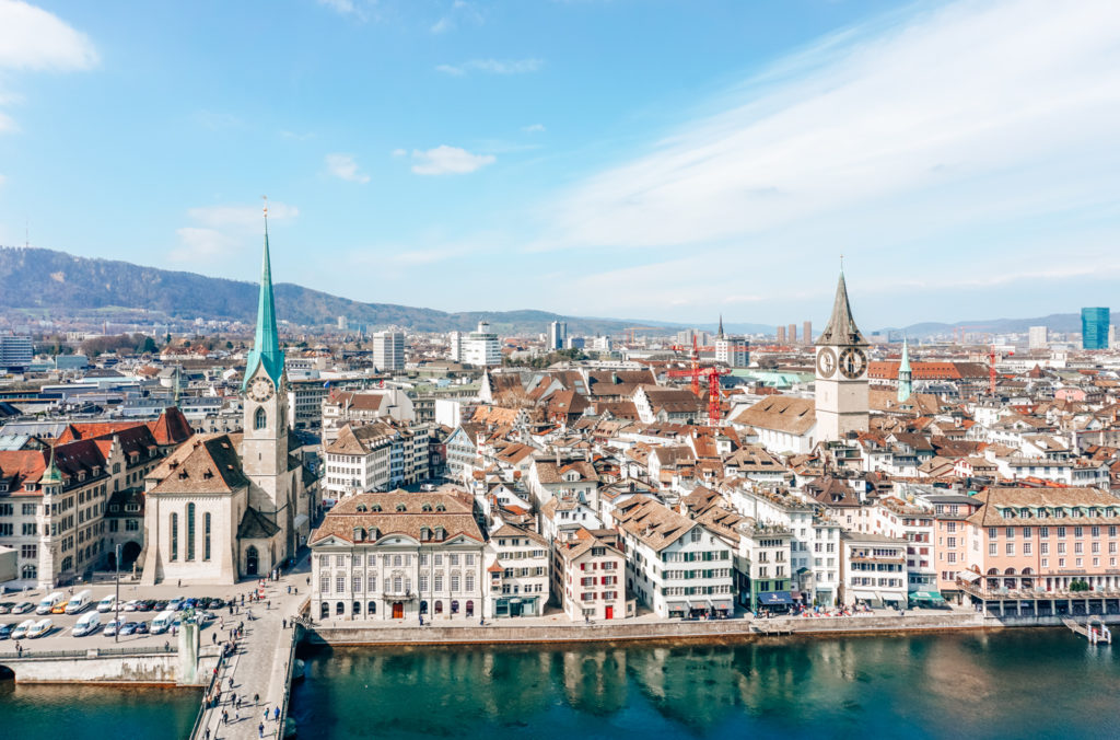 View from Grossmünster 